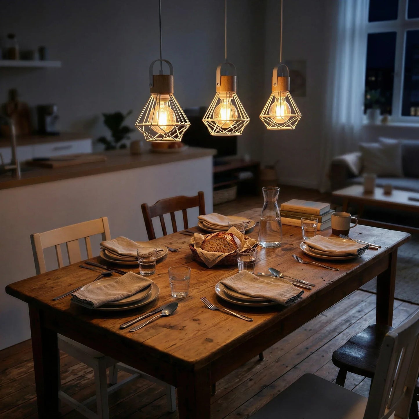 Vertex Wireframe Pendant Light