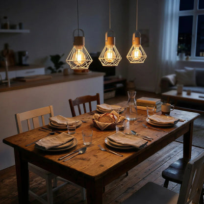 Vertex Wireframe Pendant Light