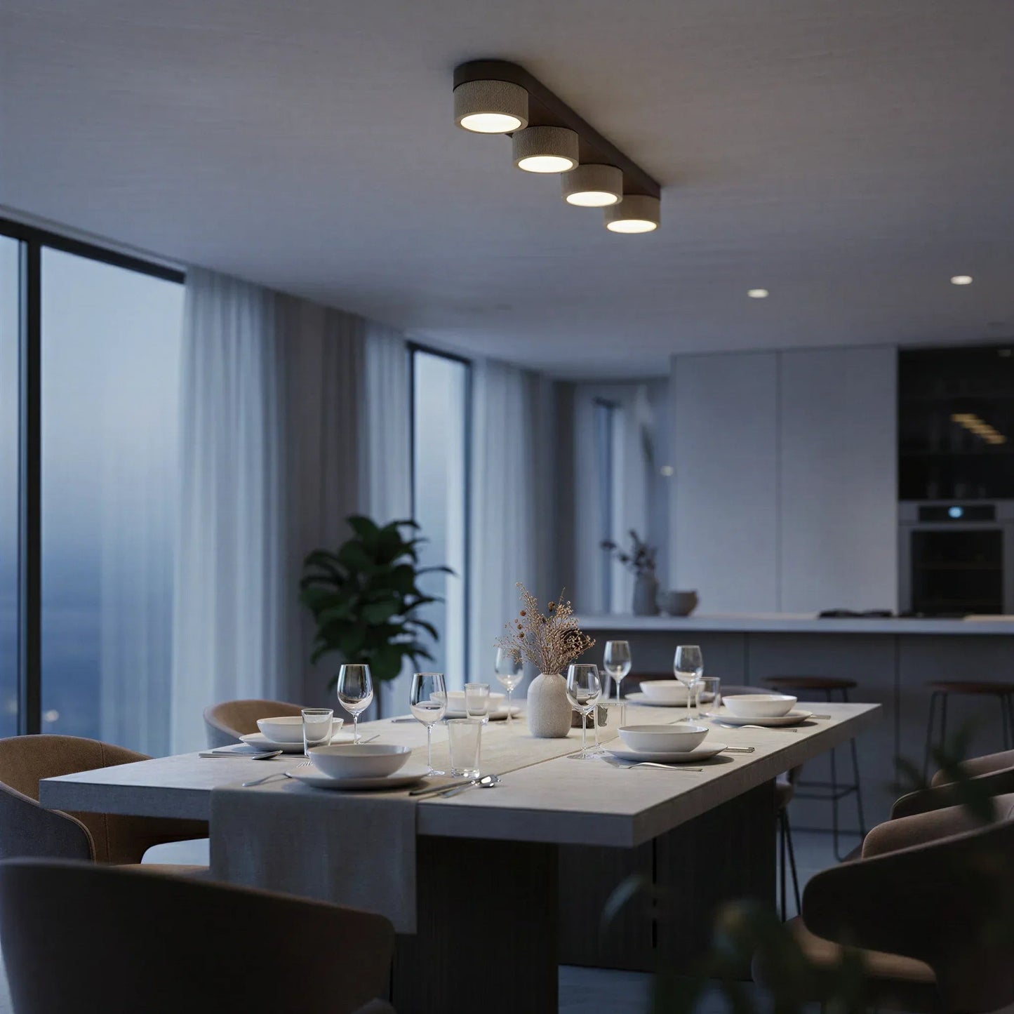 Sierra Stone Spotlight Ceiling Light