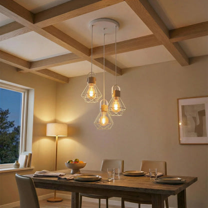 Vertex Wireframe Pendant Light