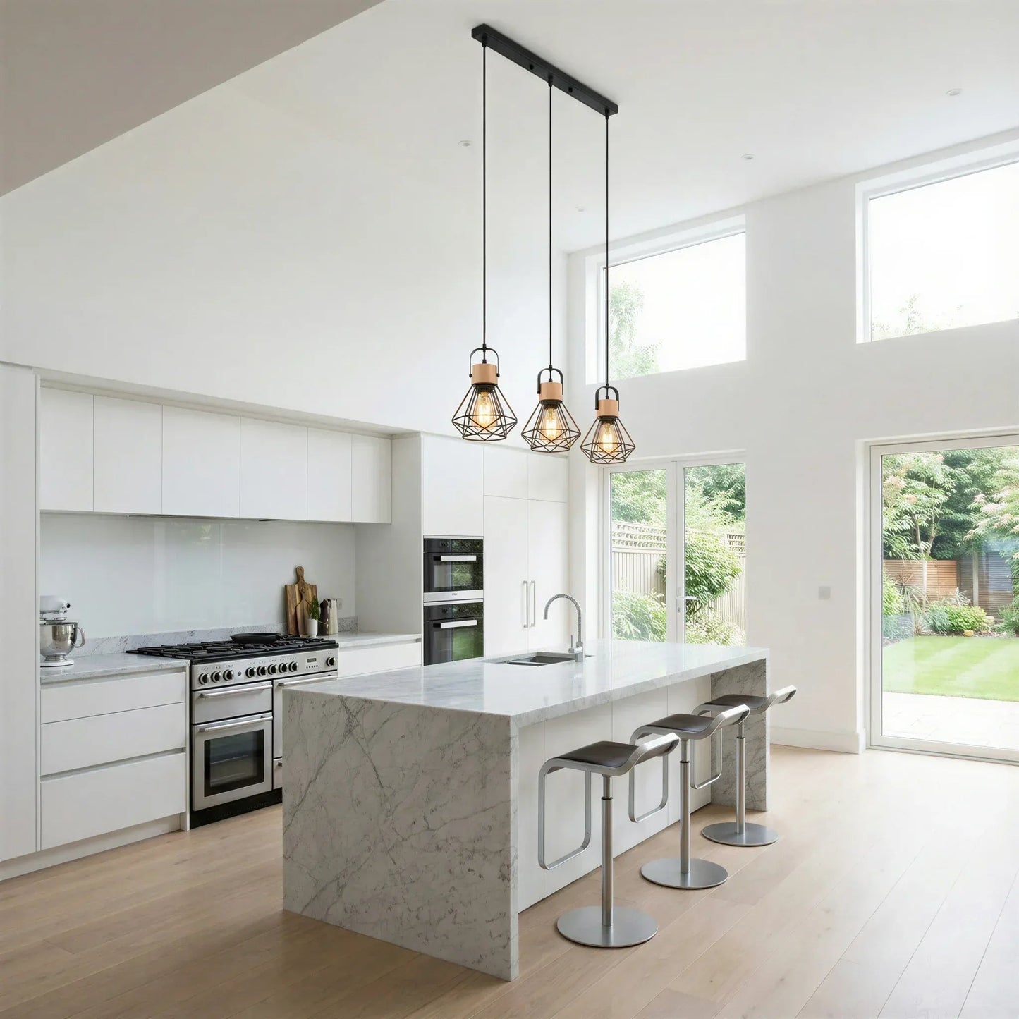 Vertex Wireframe Pendant Light
