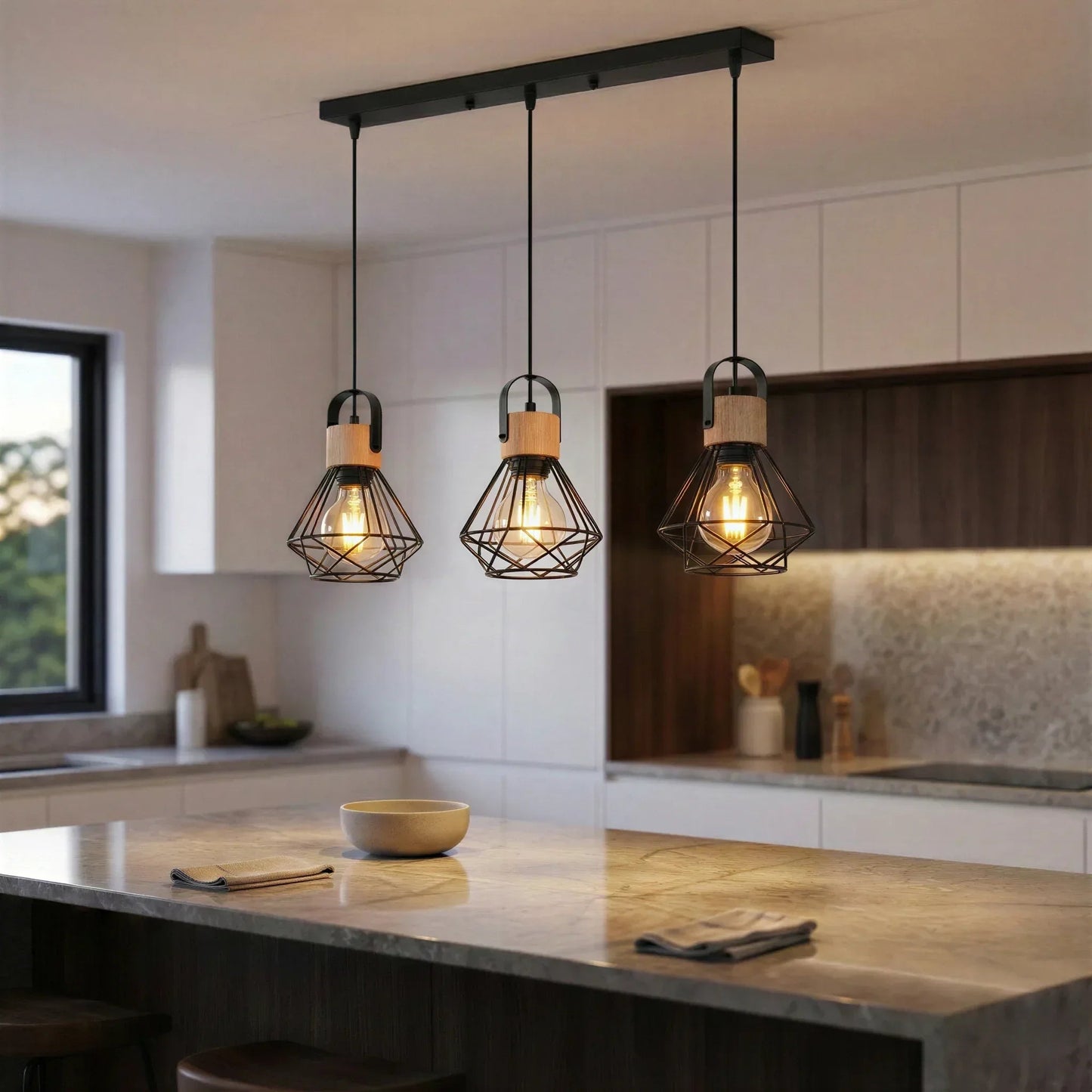 Vertex Wireframe Pendant Light