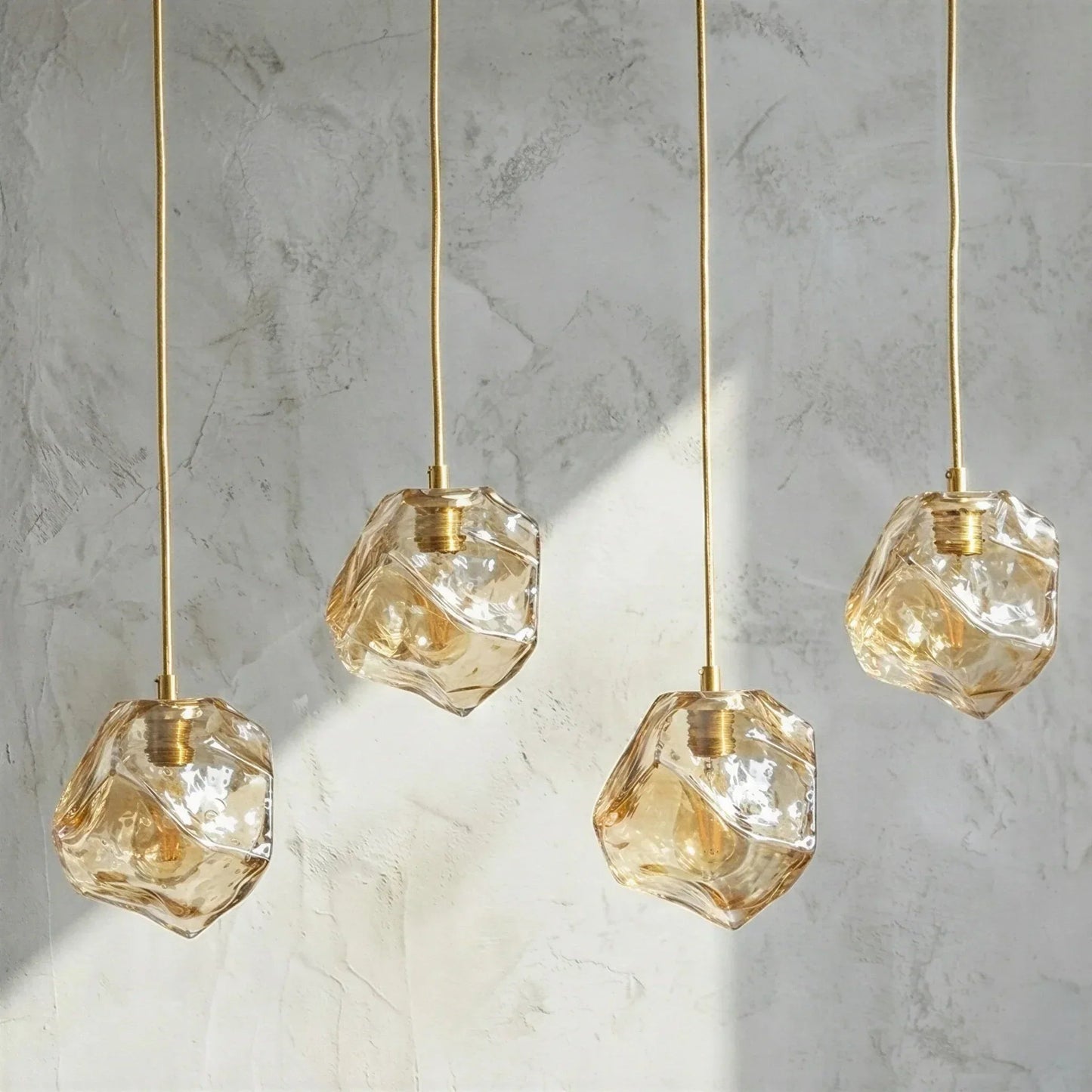 Lens Series Sculptural Glass Pendant
