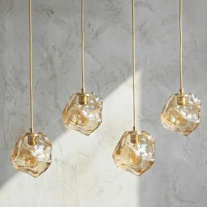 Lens Series Sculptural Glass Pendant